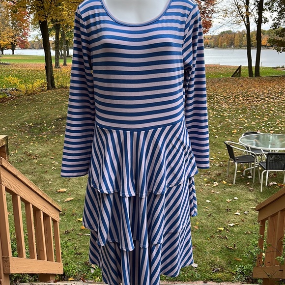 LuLaRoe fun Georgia striped dress 2XL - Picture 1 of 10